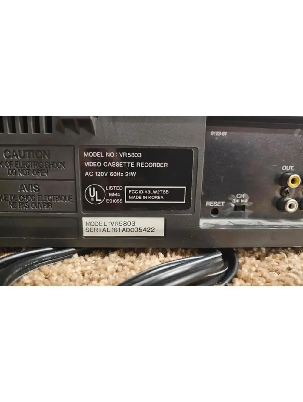 VHS Games (Star Wars & Honeymooners) + Samsung VHS Player